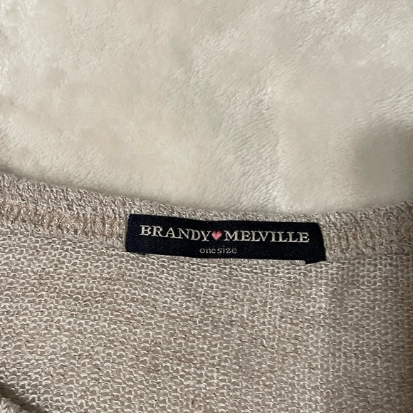 Grey/beige soft mesh top - Picture 2 of 2